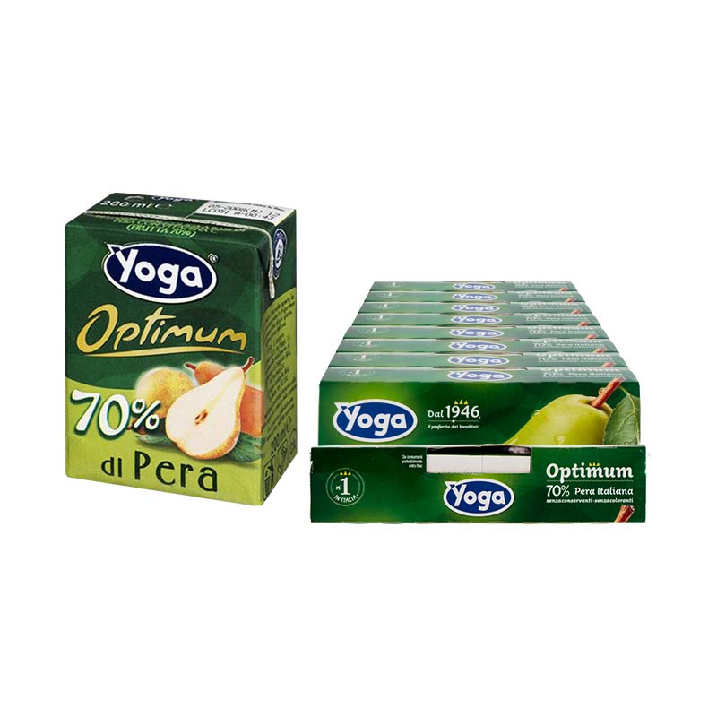 Succo di frutta alla pera Yoga 200 ml x 24 brik - Spesa Online 24