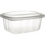 Vaschetta in plastica con coperchio per microonde Cuki 1200 cc – 50 pezzi