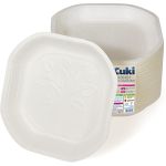 Piatto quadro piano per forno a microonde Cuki 200 pezzi